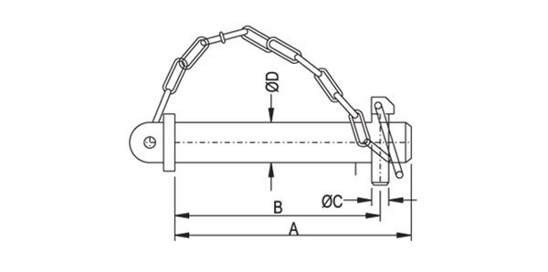 Toplink Pin with Linchpin specifications